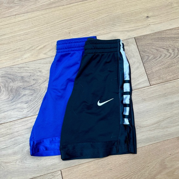 Nike Kids' Shorts in Blue and Black - Picture 1 of 5